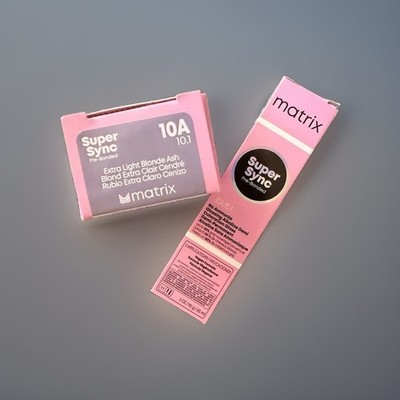 Matrix Super Sync Demi-Permanent Ammonia-Free Hair Color 10A Extra Lt Ash 3 oz