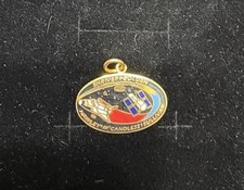 Vtg Nasa Space Shuttle Sts-31 Mission Enamel Charm/Pendant April 24, 1990