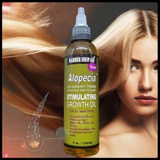 Alopecia Amazing Hair Growth Stimulating Growth Oil By Barber Shop Aid 4 oz
