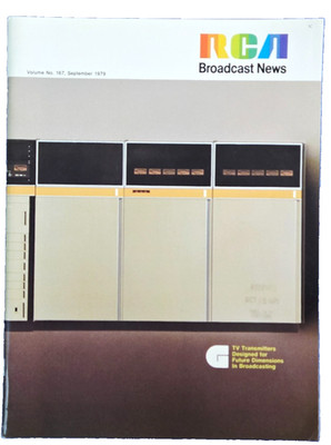 RCA Broadcast News Volume No. 167, Sept 1979 Vintage Video Telecasting Magazine