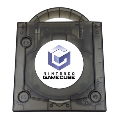 GameCube Classic Logo White Jewel GameCube Jewel   UV Printed Full Color Acrylic