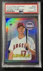 SHOHEI OHTANI PSA 10 2018 TOPPS HERITAGE CHROME PURPLE REFRACTOR RC ROOKIE GEM