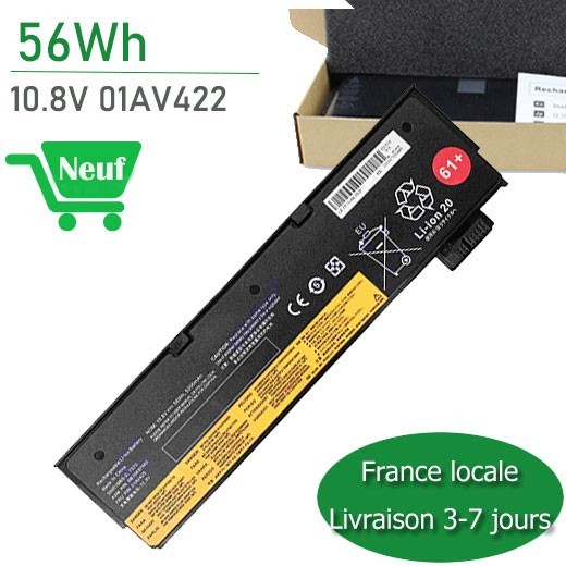 Batterie Interne Lenovo ThinkPad T470 et T570 Grande Capacité 4400mAh