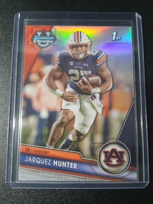 Jarquez Hunter - Bowman University 2023 - Auburn Tigers - 1st Bowman - Refractor