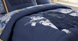 Pottery Barn Star Wars Darth Vader Storm Trooper Twin Quilt Comforter 86x68 Inch