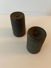 One Pair of Original Ogee Cast Iron Clock Weights 3.5" Height (W-102) — photo 3