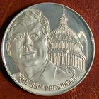 Legacy of John F. Kennedy - The 35th President - .999 Fine Silver Coin / Medal