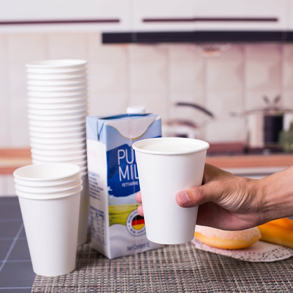 MayTree Compostable Paper Cups 10 oz for Hot Tea Coffee 300 Pack | eBay