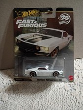 HW Premium Fast & Furious 1969 Ford Mustang Boss 302 Diecast 25 Year Anniversary