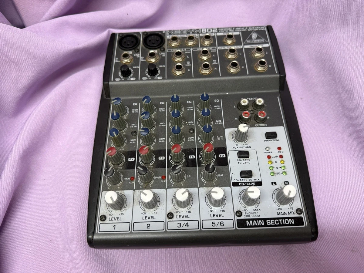 Behringer Xenyx 802 Mixer for sale - eBay
