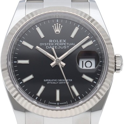 ROLEX Datejust 36 Men's Watch Oyster 126234 K18WG/Stainless Steel mensWatch ...