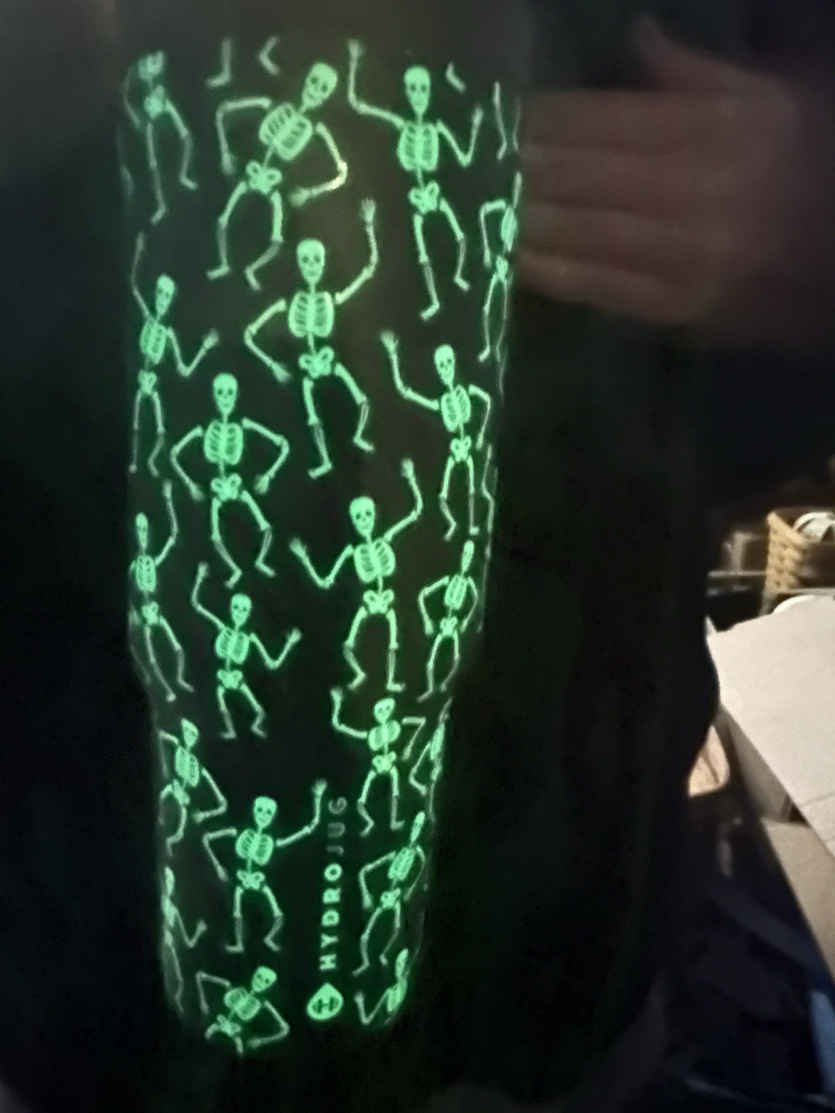 Hydrojug Traveler 32oz Glow N Dark DEAD SERIES, NIB, Sold Out Fast Shipping