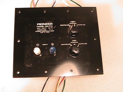 Pioneer CS-77A crossover, tested, working perfectly, full wire harness