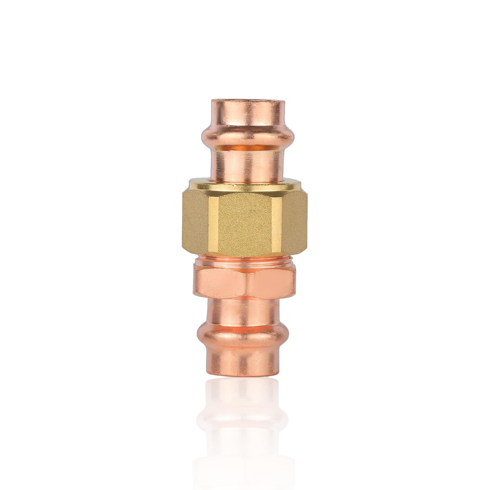 1 Piece 1/2Inch Copper Press Union Tube Connection LBP Design PRESS068