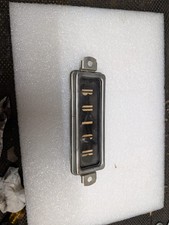 1956 Buick Dash Pad Sign With Bulb Opening And Ground Wire Connection Point
