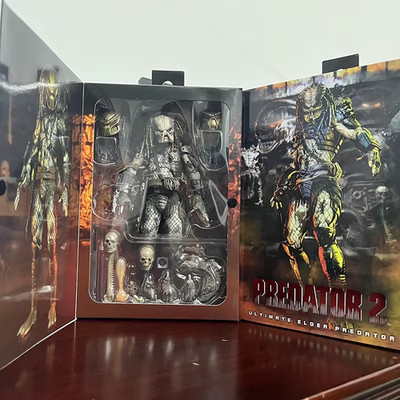 Original NECA Ultimate Elder Predator Actionfigur Modell Spielzeug Joint Movable Hor