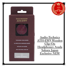 Audio-Technica ATH-EW9 Wooden Clip-On Headphones Asada Sakura Japan Exclusive