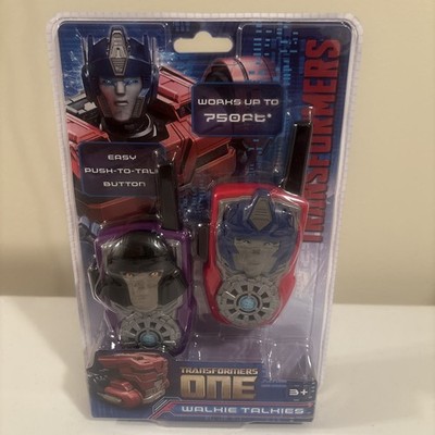 Transformers One Walkie Talkies New Easy Push Button Talk Distance Up To750 Feet