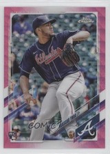 2021 Topps Chrome Update Target Pink Wave Refractor Huascar Ynoa #USC56 0a6