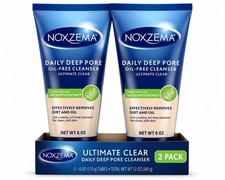 Noxzema Ultimate Clear Face Wash 6oz 2 Pack Daily Deep Pore Cleanser