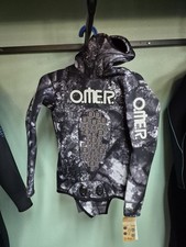 Omer Black Stone Jacket 7mm Open Cell Wetsuit Size 3