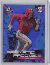 Bowman 2019 Bowman Platinum #PPP-13 Alec Bohm Philadelphia Phillies #/250