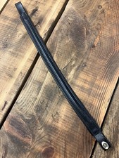 Cliff Barnsby black raised leather bridle brow band Cob (used)