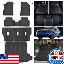 LJWAITO 2025 Subaru Forester Hybrid All-Weather Floor Mats Cargo Liners Backrest