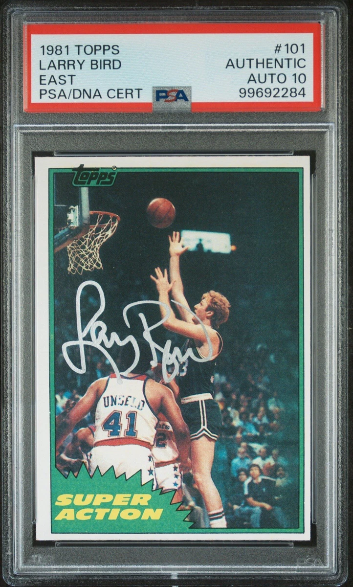 Topps Larry Bird 10 Graded Basketball Sports Trading Cards