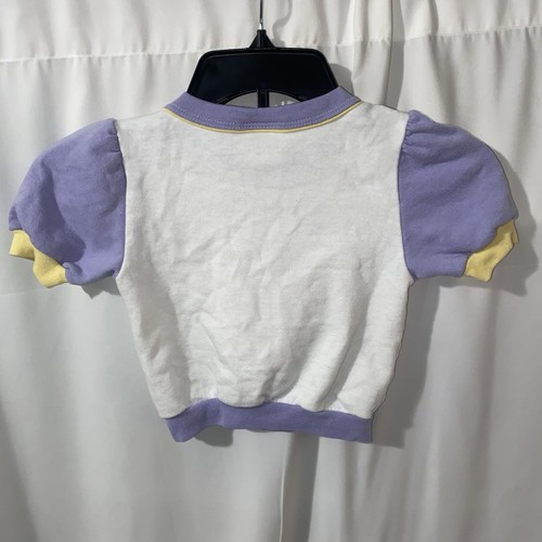 Vintage Disney Mickey Mouse Short Sleeve Sweatshirt Made In USA Size 3T - Picture 5 of 5