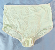 Vintage SHIREY PALE GREEN PANTIES Slightly Thicker Nylon GRANNY SISSY sz 14
