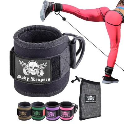 Workout Ankle Straps for Cable Machine Women, Ankle Cuff Cable Attachment, An...