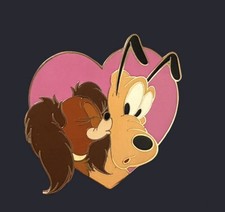 DISNEY AUCTIONS (P.I.N.S.) VALENTINES DAY 2004 PLUTO AND FIFI PIN LE 1000