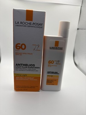 La Roche-Posay Anthelios Ultra Light Sunscreen SPF 60  1.7oz (50ml) - Exp: 04/27