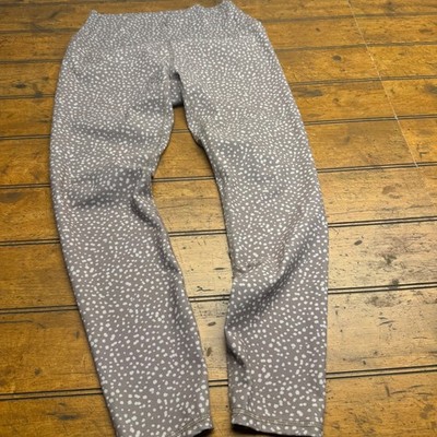 RBX Active Leggings Women Size M M Grey White Speckled Print Athleisure