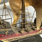 Beautiful Vintage Spanish Ship Wood Hand Painted — photo 8