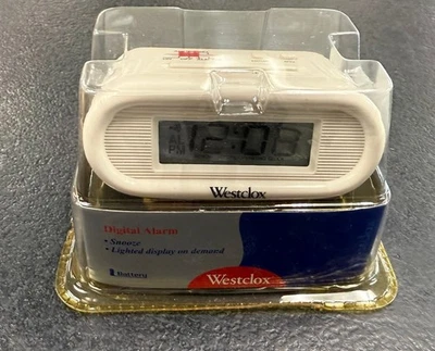 Westclox Digital Alarm Clock – Compact, Battery Powered – Buy In Bulk!