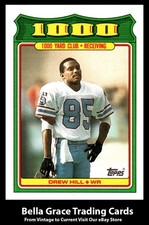 1988 Topps Drew Hill #7 Houston Oilers 1000 Yard Club NFL Football