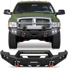 For 2003-2005 Dodge Ram 25003500 Front Bumper Wled Lights Winch Plate Drings