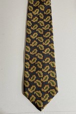 Vintage Burberrys Of London Men s Paisley Tie 100 Silk Hand Sewn In U.S.A.