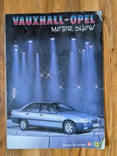 Vauxhall Opel Motor Show Magazine 1986 Nova Belmont Manta Carlton Senator Monza