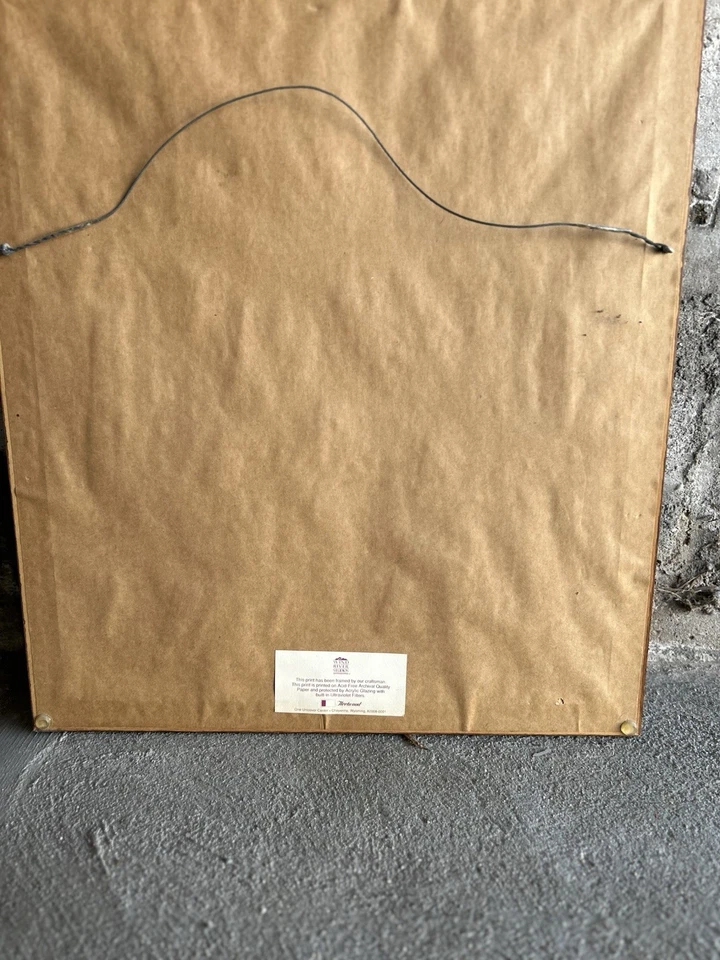 Framed 1995 Robert Steiner Goldeneye Duck Stamp Print with 5 State Stamps - Image 2 of 2