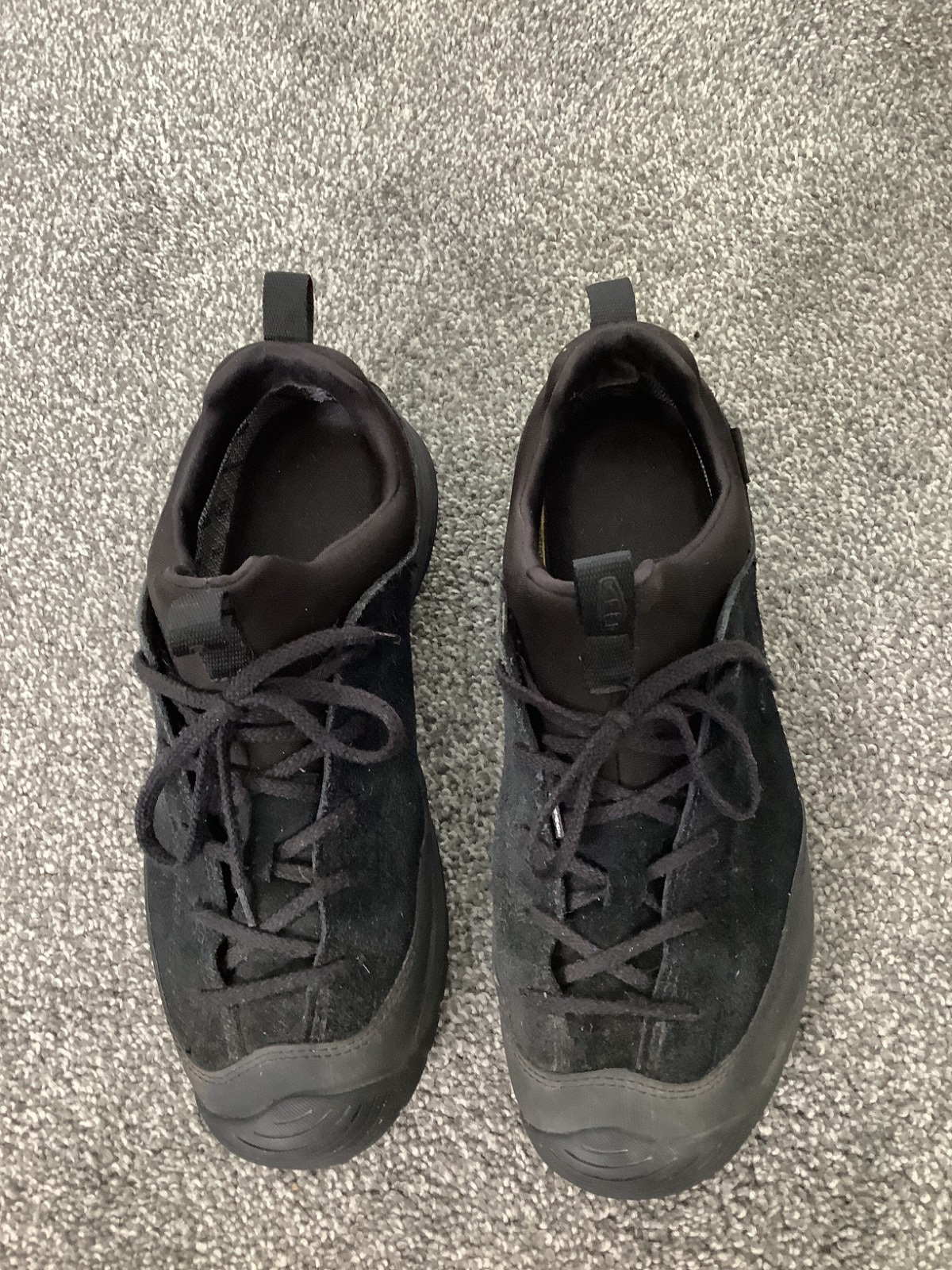 Scarpe da trekking uomo Keen Dry impermeabili nere taglia 8