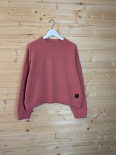 Finisterre Prink Wool Knit Walking Boxey Sweater Jumper Women
