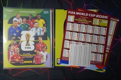 Panini Adrenalyn XL FIFA World Cup 2026 - Sammelalbum + Gameboard + Checklist