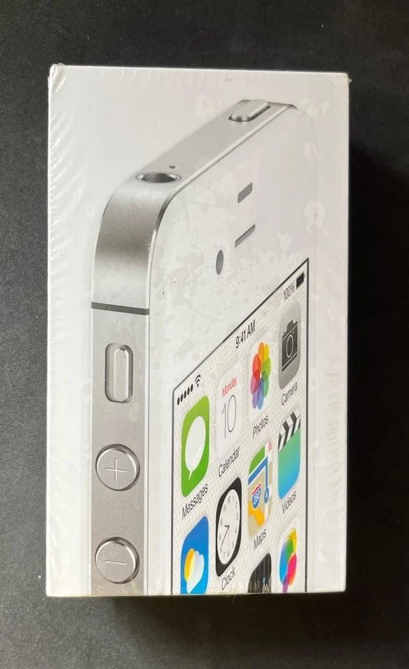 Apple iPhone 4S NEW White 8gb A1387 - NEVER ACTIVATED IPHONE - SEALED - Imagen 1 de 4