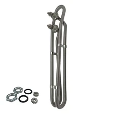 Spa Supply 4.0kw 240v Incoloy Flo-Thru Universal Heater Element Hot Tub Heating