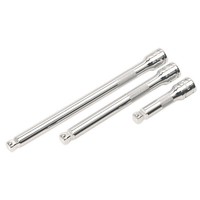 Sealey 1Cmsq Drive Wackeln Starr VerläNgerung Stangen Set 3Pc GrößE 75 150 200Mm