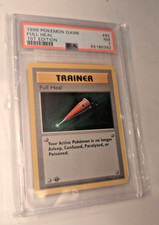 First Edition 1999 Pokemon Base Set 82/102 Full Heal PSA NM-MT 7