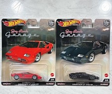 Hot Wheels Car Culture Jay Leno's Garage Countach LP 5000 QV 1:64 Red/Black
